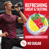 Vaso con creatina Force Factor disuelta, mezcla homogénea y refrescante