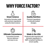 Force Factor uso en gimnasio tras entrenamiento para recuperación y energía