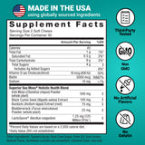 Force Factor etiqueta con lista de ingredientes y certificaciones de calidad