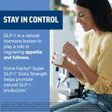 Etiqueta Force Factor con listado de ingredientes clave y dosificación clara.