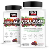 Force Factor empaque frontal mostrando soft chews y beneficios visibles