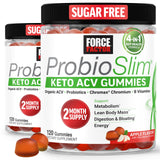 Force Factor envase frontal de ProbioSlim 240 ct mostrando la marca y beneficios