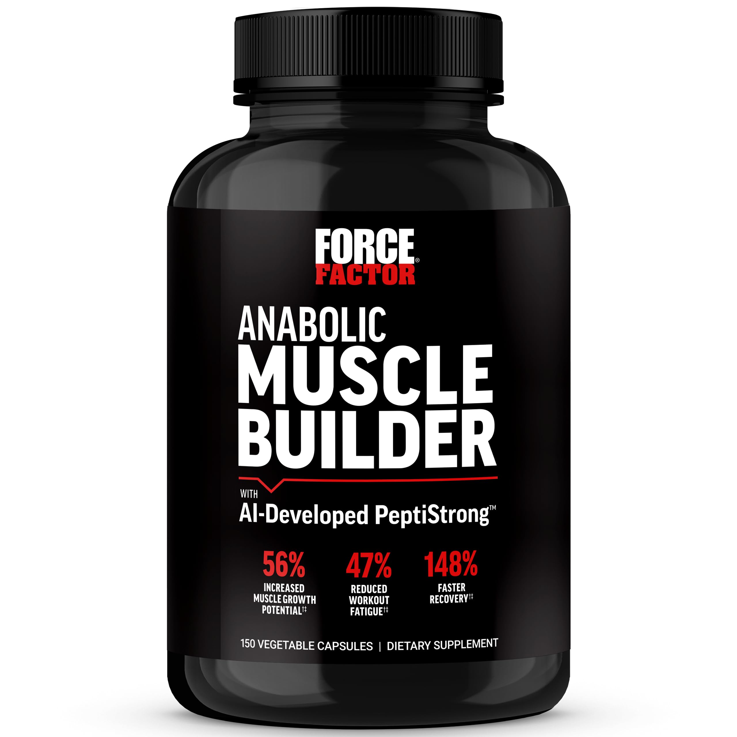 Force Factor envase frontal que comunica fuerza y soporte muscular