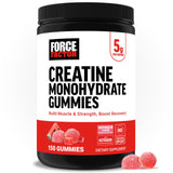 Force Factor envase frontal mostrando 150 gomitas y beneficio de conveniencia