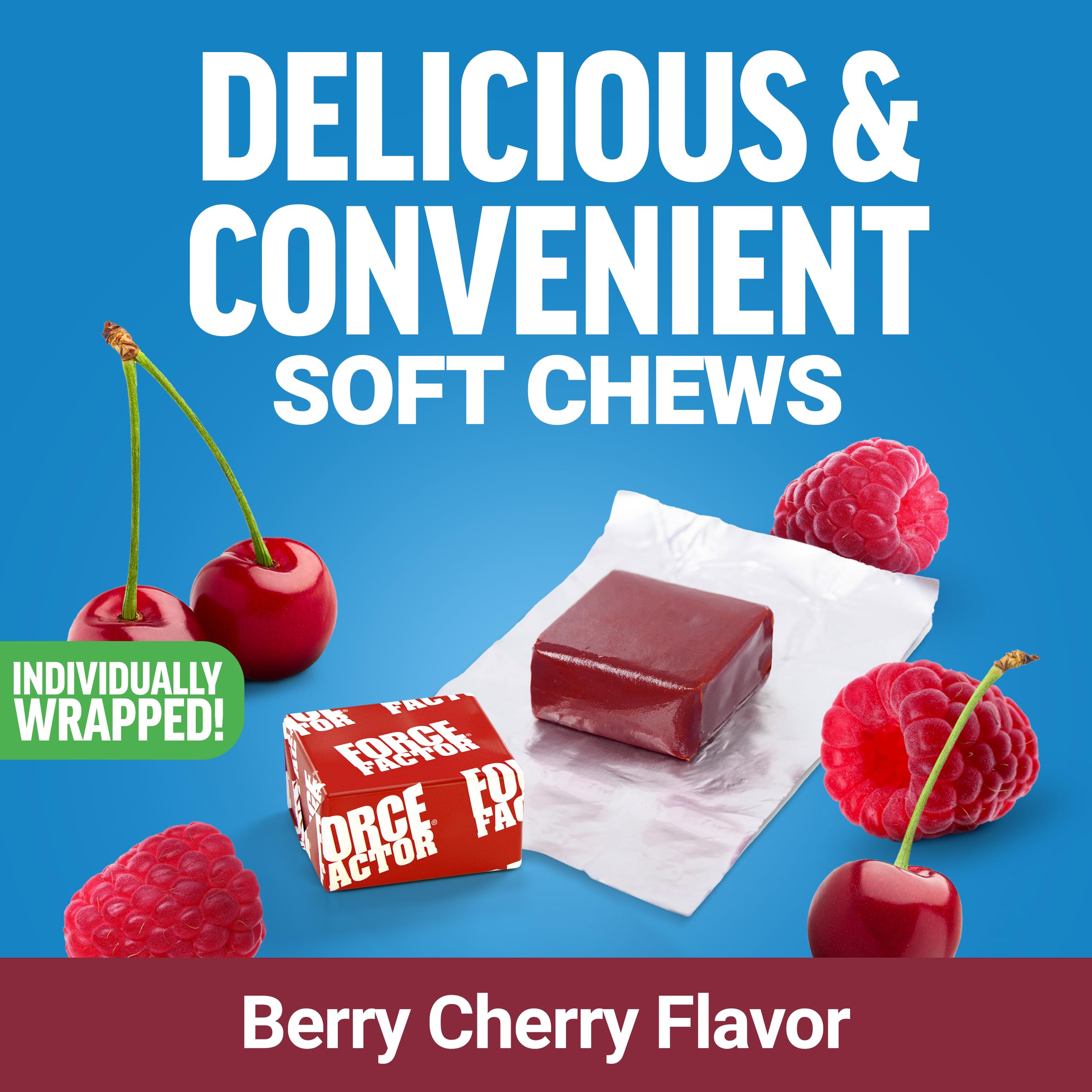 Ingredientes de Force Factor: magnesio, NordicCherry y bromelina para apoyo muscular