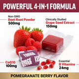 Polvo de remolacha usado en Force Factor Total Beets resaltando su origen vegetal y beneficio circulatorio