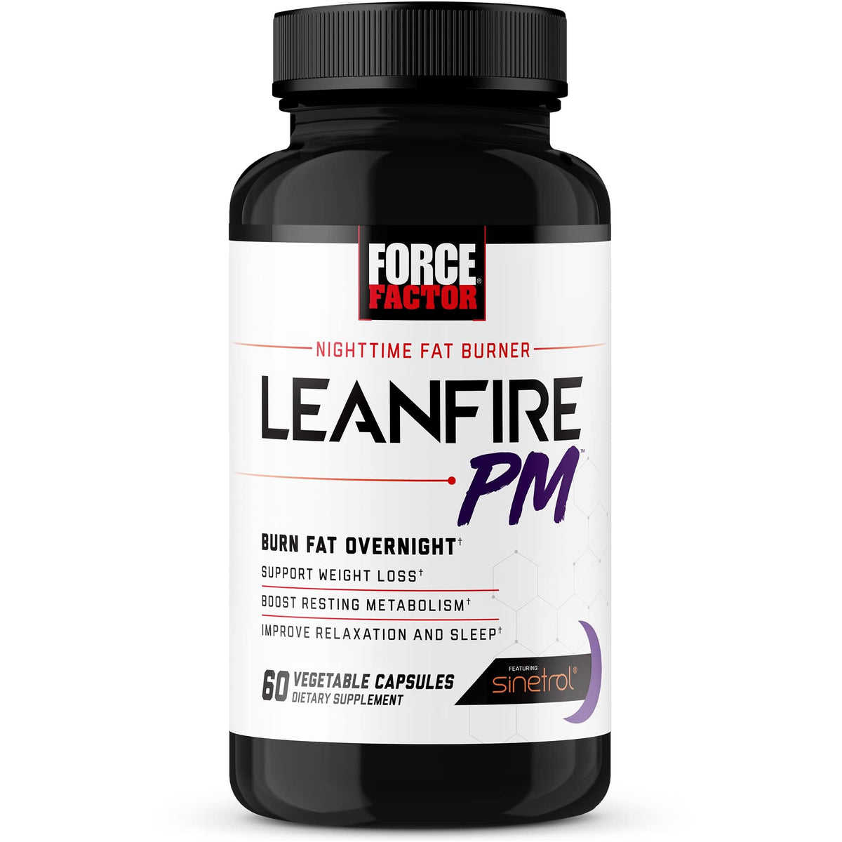 Force Factor empaque frontal mostrando cápsulas y beneficio quema grasa
