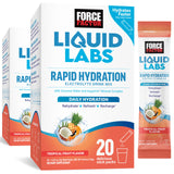 Force Factor empaque frontal mostrando 40 sobres, hidratación conveniente