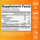 Force Factor etiqueta con ingredientes y certificaciones claras