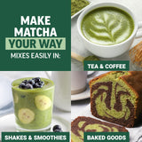 Force Factor matcha latte cremoso preparado para energía calmada
