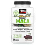 Ingredientes: maca amarilla y negra con azafrán presentados, Force Factor para equilibrio