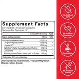 Force Factor etiqueta nutricional de Prime con información de dosis y componentes
