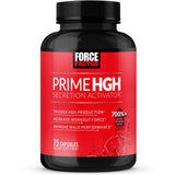 Force Factor bote frontal del suplemento Prime mostrando el envase y beneficios