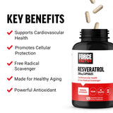 Force Factor cápsula vegetal abierta que muestra forma y facilidad de ingestión