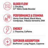 Force Factor etiqueta con lista de ingredientes y concentración