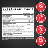 Force Factor ingredientes clave (D‑aspartic, zinc, maca) en primer plano