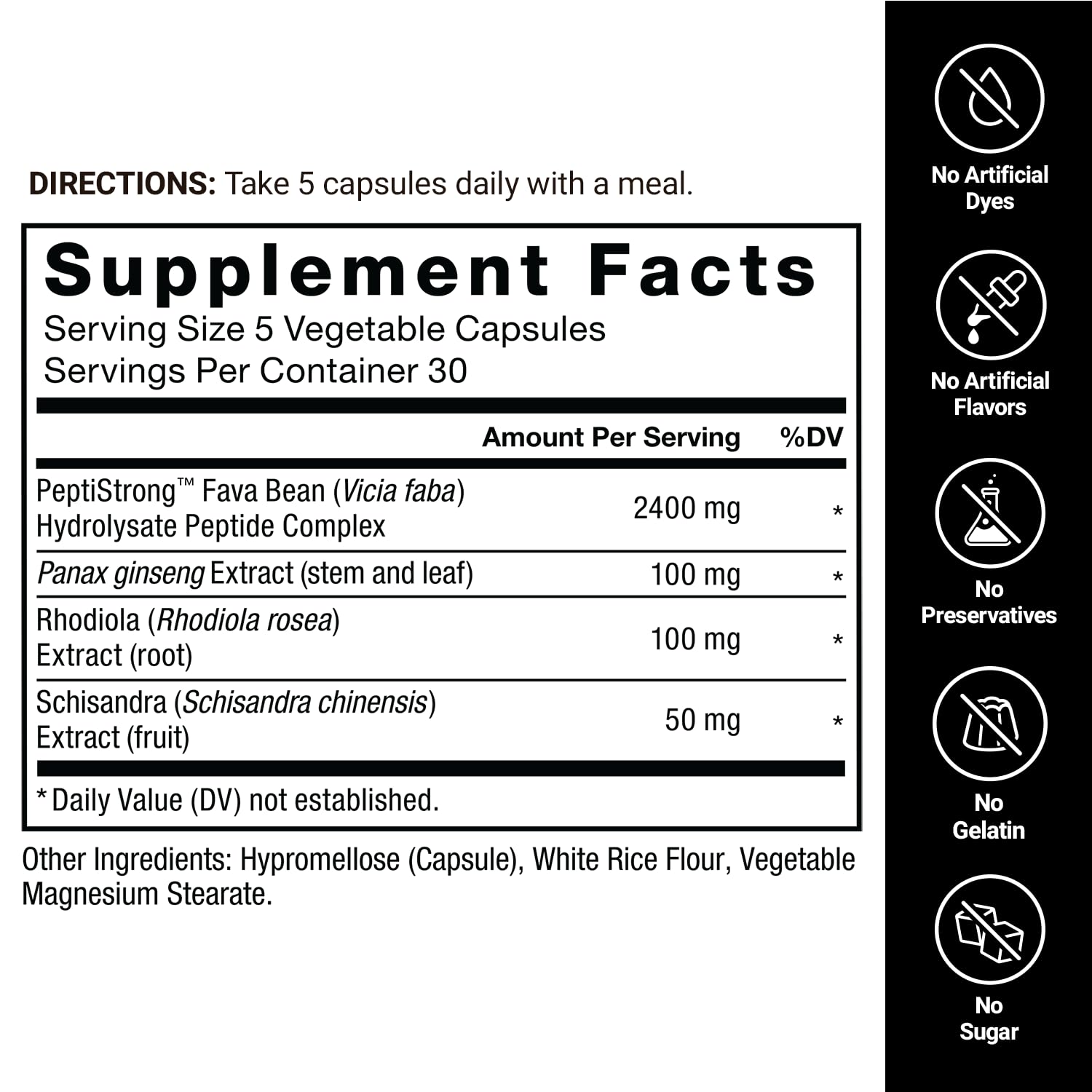 Force Factor cápsula abierta que sugiere ingredientes activos eficaces