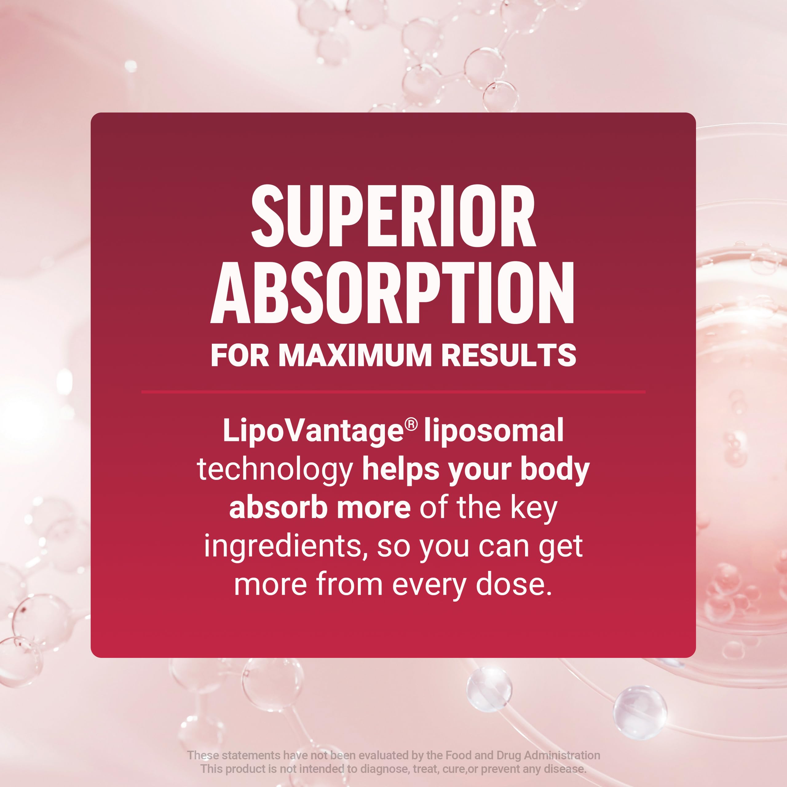 Force Factor ilustración de entrega liposomal destacando mejor absorción