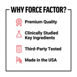 Force Factor orégano y semillas negras como materias primas naturales