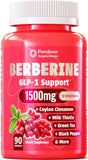 Forebear Supplements envase frontal mostrando 1500mg y beneficio para control del apetito