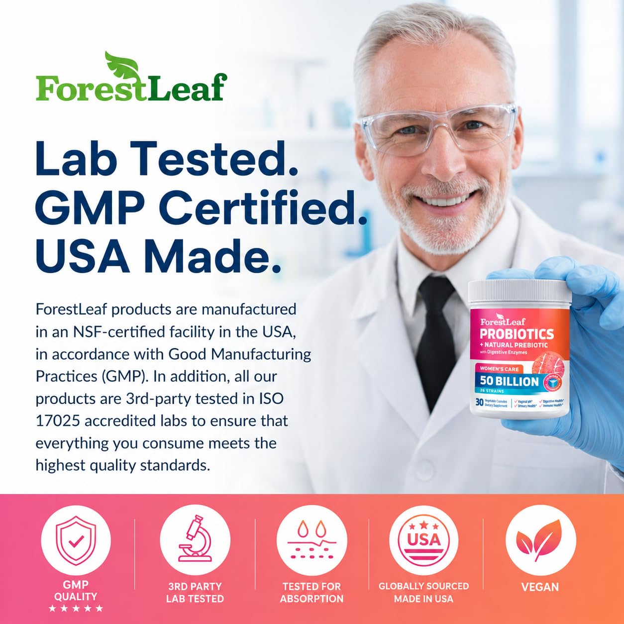 ForestLeaf arándano e hibisco que complementan la salud urinaria