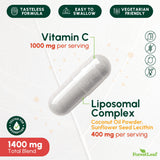 ForestLeaf detalle de cápsulas veganas mostrando textura suave y fácil de tragar para conveniencia