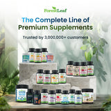 ForestLeaf cápsula comparada con moneda para referencia de tamaño