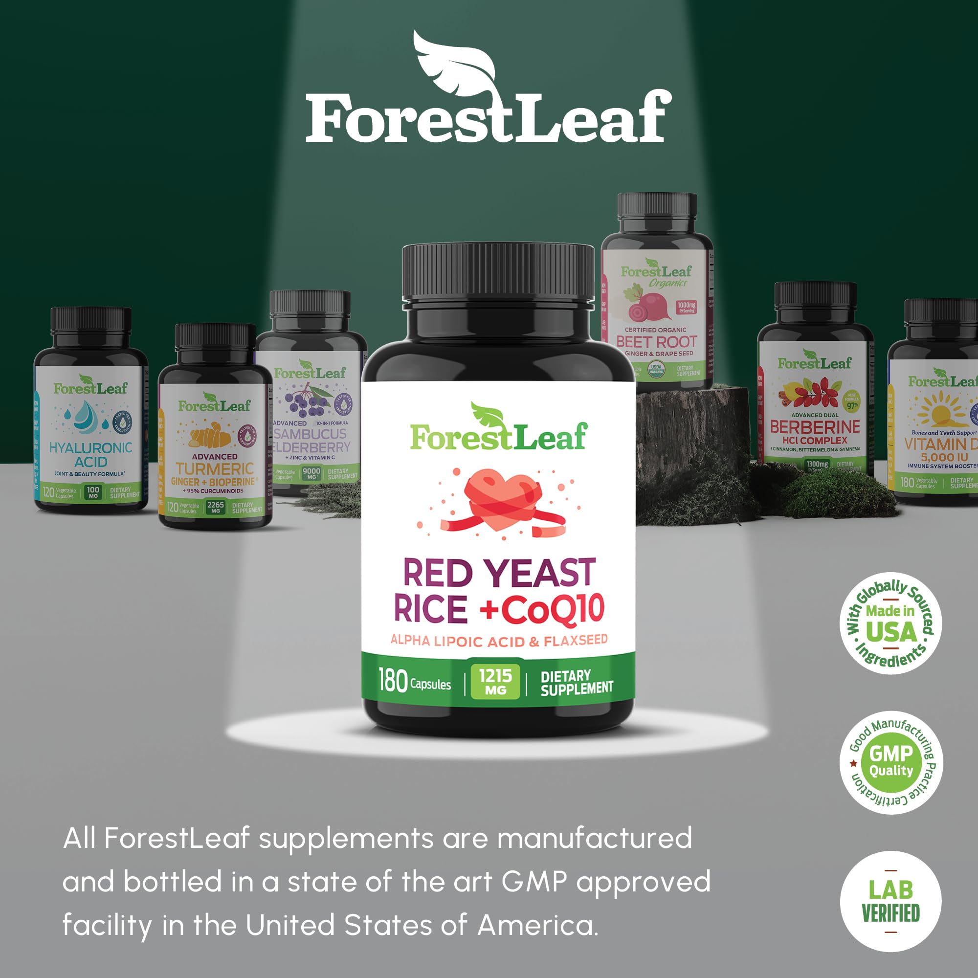 ForestLeaf comparación de tamaño con moneda para escala, beneficio comprensión de la dosis