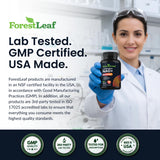 ForestLeaf ilustración liposomal destacando absorción mejorada y eficacia