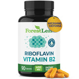 ForestLeaf envase frontal de riboflavina 400 mg muestra claridad y confianza