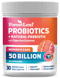 ForestLeaf envase frontal mostrando 30 cápsulas y beneficios principales