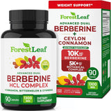 ForestLeaf frasco frente mostrando etiqueta clara y beneficio de alta potencia