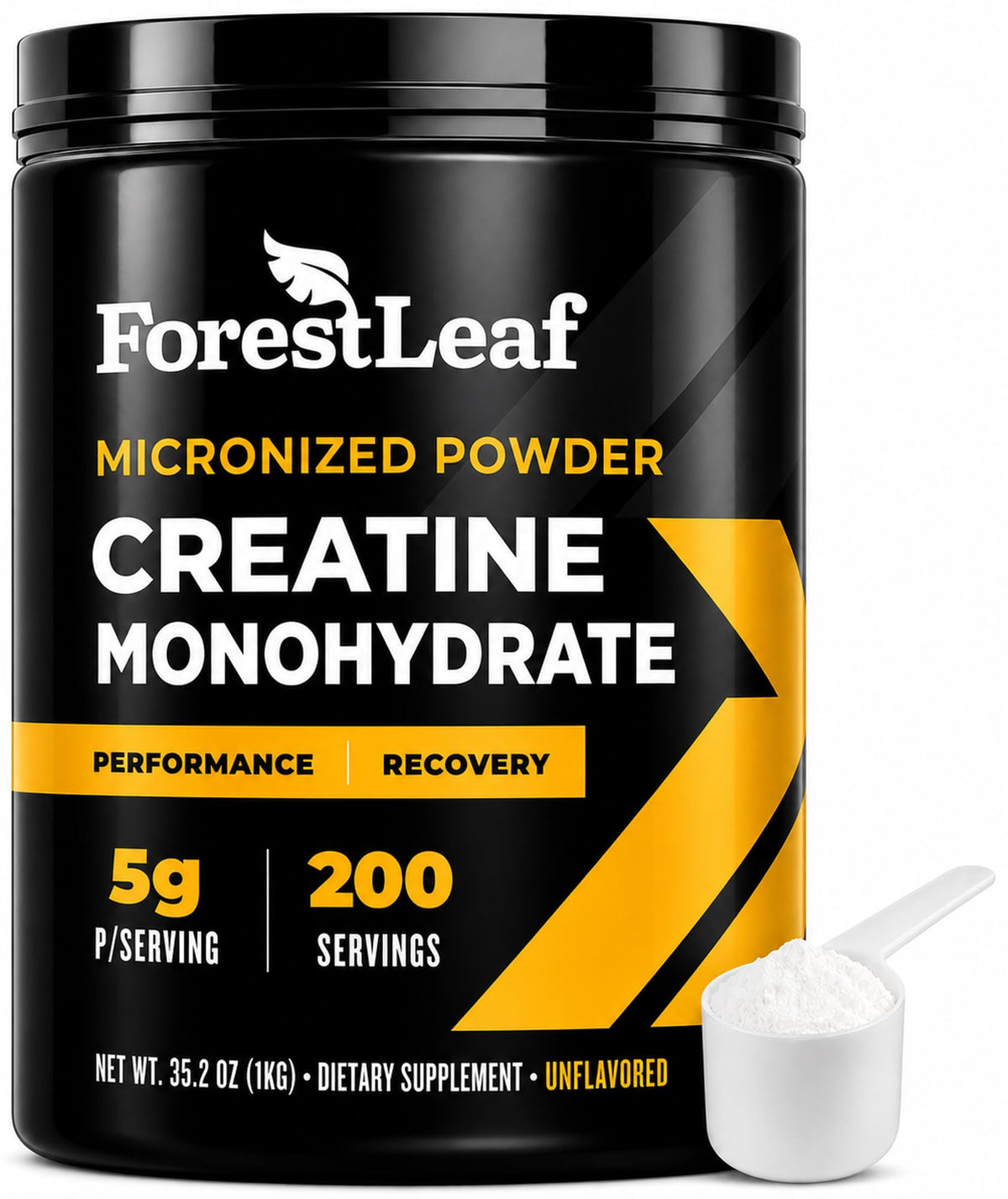 ForestLeaf frente del envase mostrando diseño y 200 servicios