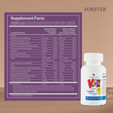 Forever Living detalle de la textura de las tabletas masticables, aspecto fácil de masticar