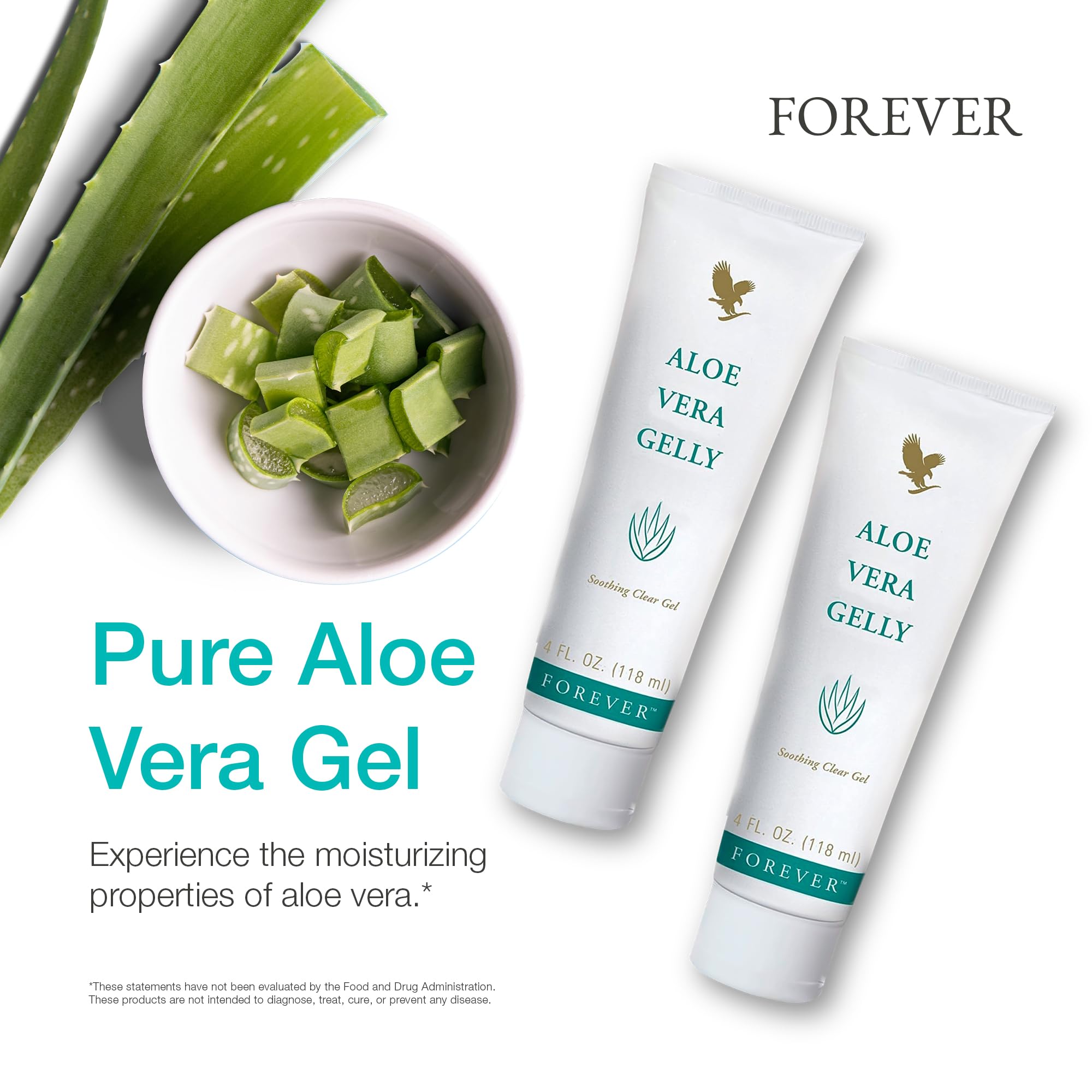 Forever Living comparación de tamaño del bote, ideal para viajes y hogar