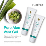 Forever Living comparación de tamaño del bote, ideal para viajes y hogar