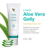 Forever Living textura del gel cercano, muestra absorción rápida y ligera