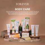 Forever Living uso tras el sol en la playa, calma e hidrata la piel
