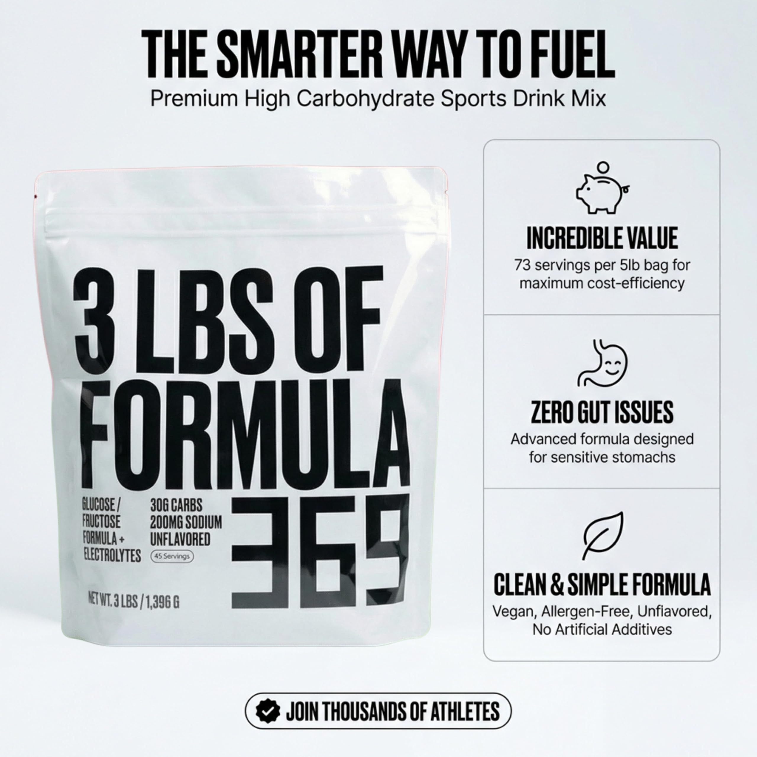 Envase Formula 369 cerrado en estante, conservación segura y vida útil prolongada