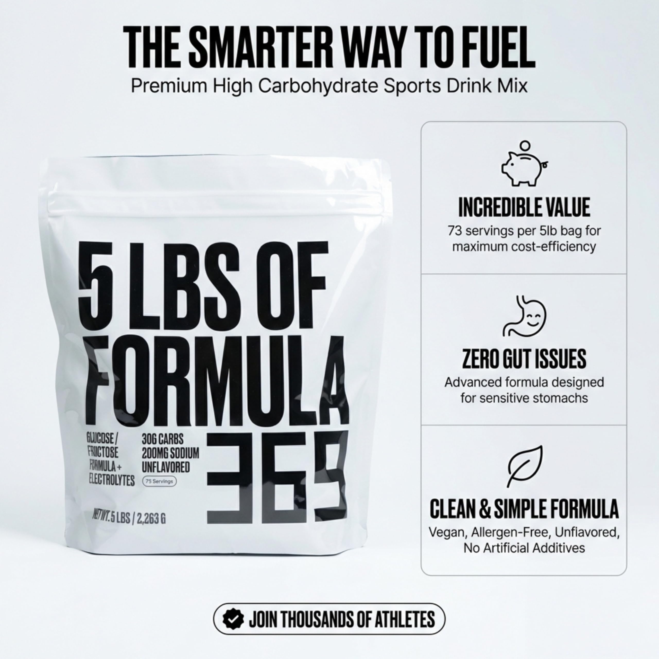 Detalle del polvo soluble Formula 369 que ilustra disolución rápida
