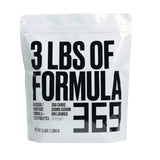 Formula 369 envase frontal grande mostrando tamaño de 3 lb y beneficio de ahorro