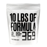 Formula 369 envase frontal mostrando tamaño y ventaja de porciones