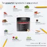 Formulation Factory etiqueta con ingredientes para transparencia y confianza