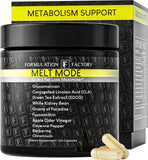 Formulation Factory Melt Mode frente del empaque mostrando 120 cápsulas y marca