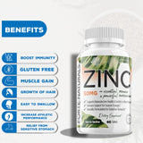 FORTE NATURALS ingredientes de origen vegetal y sin GMO resaltados