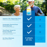 Fortifeye certificaciones de pureza y pruebas de terceros visibles