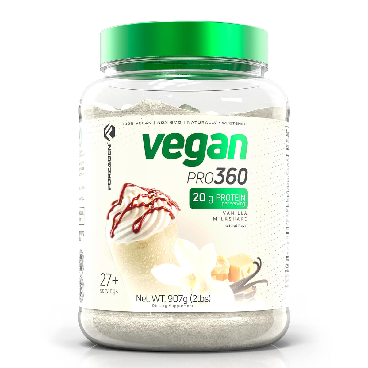 Forzagen envase frontal mostrando la marca y beneficio vegano