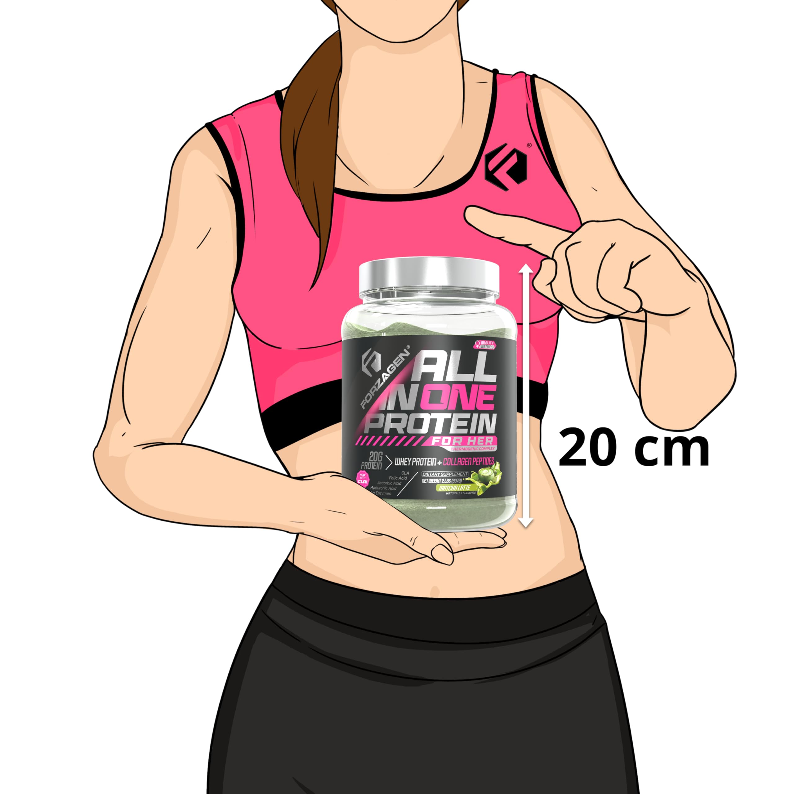 Forzagen en mesa de desayuno saludable, integra producto en rutina cotidiana