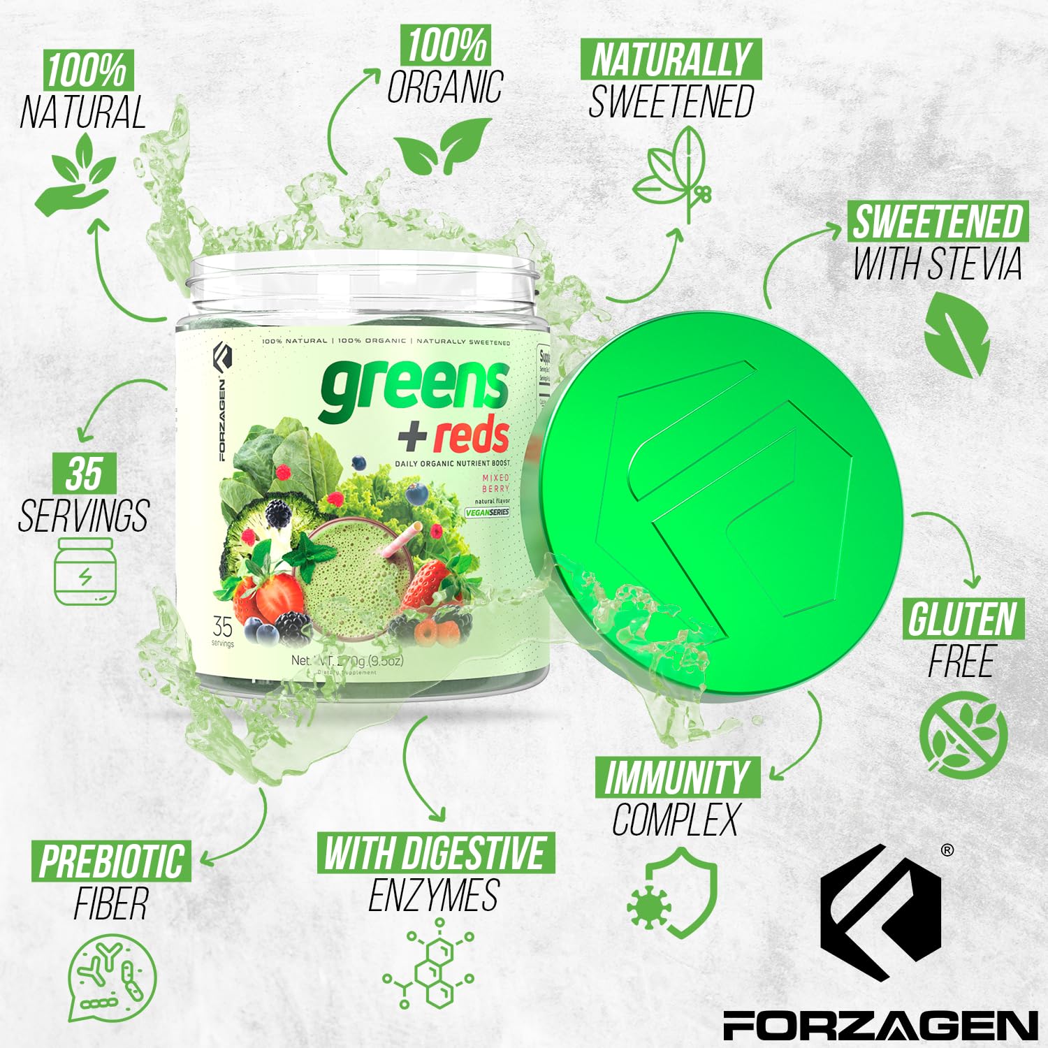 Forzagen etiqueta nutricional legible, beneficio: información clara de nutrientes