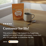 Cuchara medidora con Four Sigmatic Focus para guía de porción clara